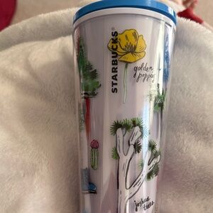 Starbucks California Tumbler with Blue Lid